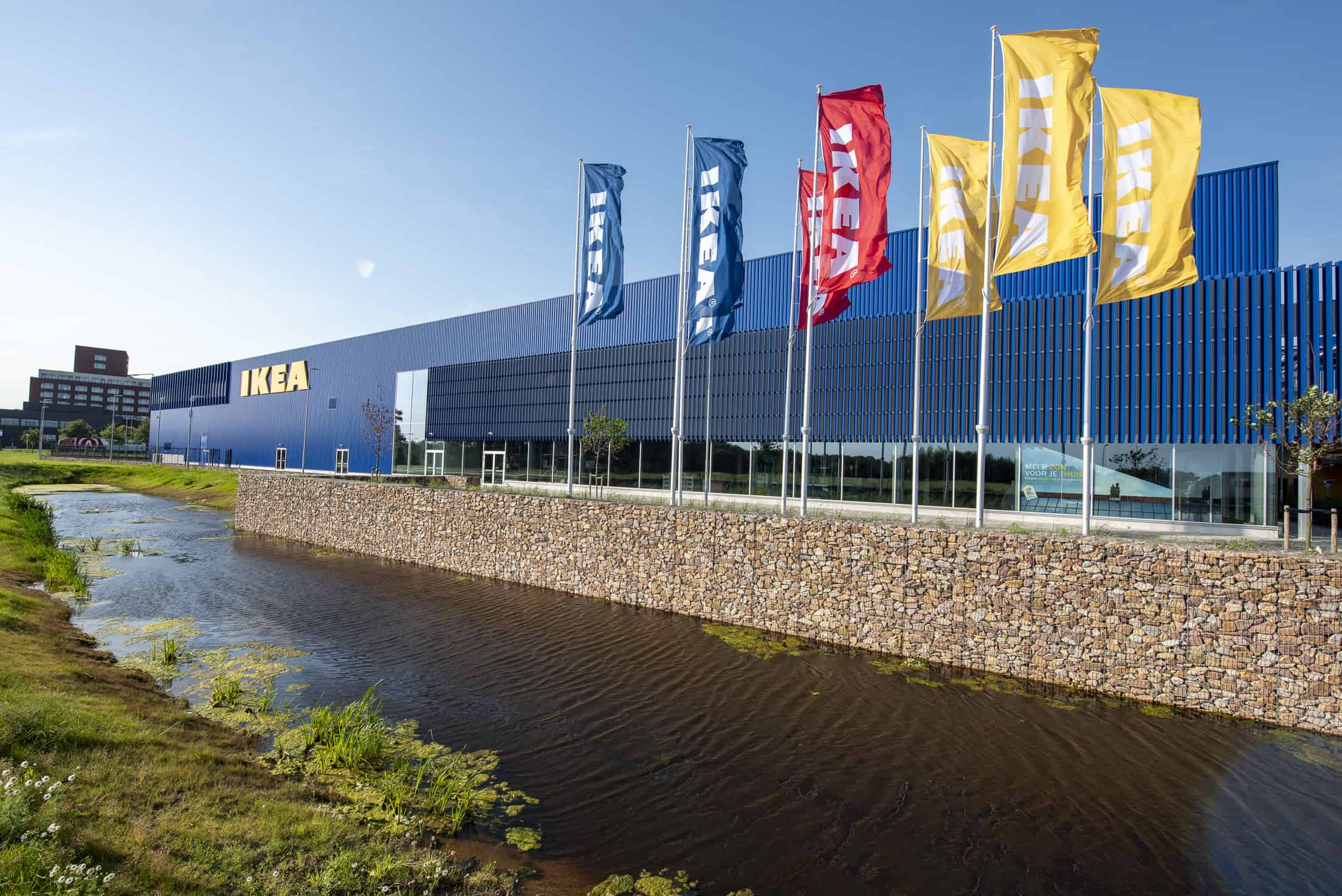 Overview IKEA Zwolle MD Lamel Facade 